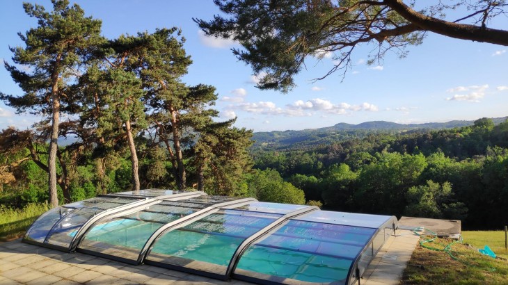 Abri de piscine Elliptik Bas