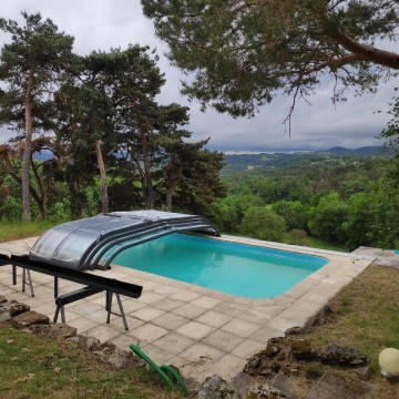 Abri de piscine Elliptik Bas