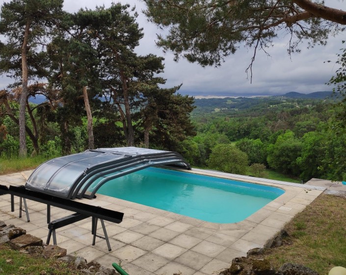Abri de piscine Elliptik Bas
