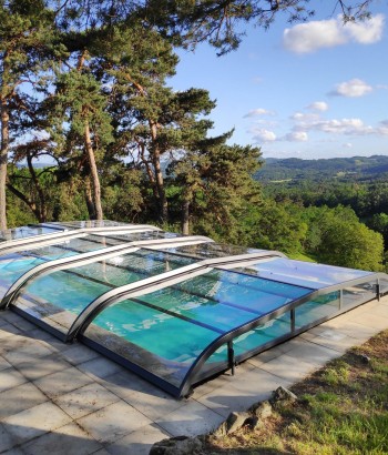 Abri de piscine Elliptik Bas