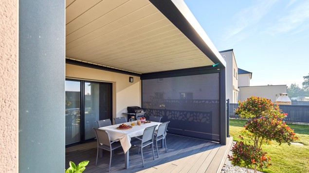 pergola bioclimatique Gustave Rideau