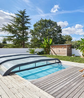 Abri de piscine Elliptik Bas