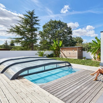 Abri de piscine Elliptik Bas