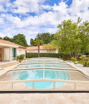 Abri de piscine Elliptik Bas