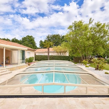 Abri de piscine Elliptik Bas