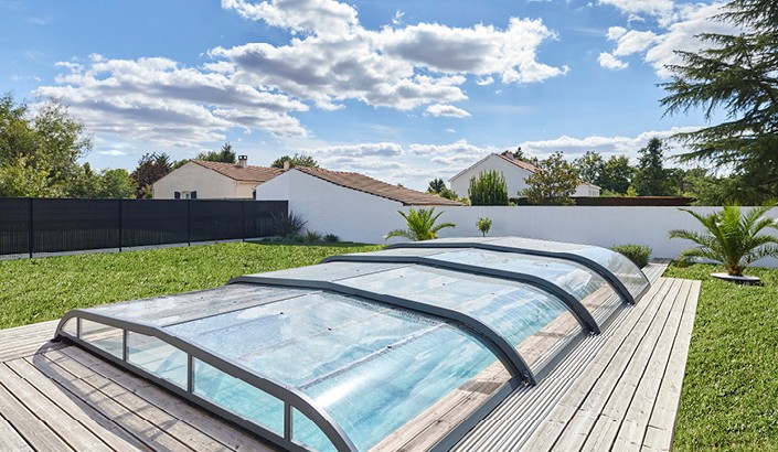 Abri de piscine Elliptik Bas