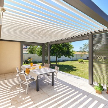 Pergola Bioclimatik à lames orientables