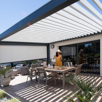 Pergola Bioclimatik à lames orientables
