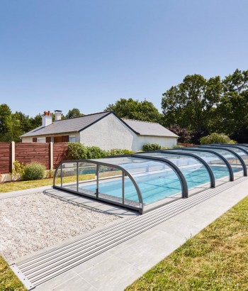 Abri de piscine Elliptik Mi-Haut