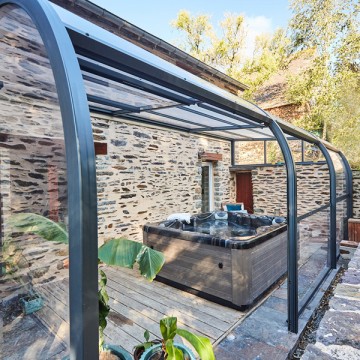 Décoration abri de spa