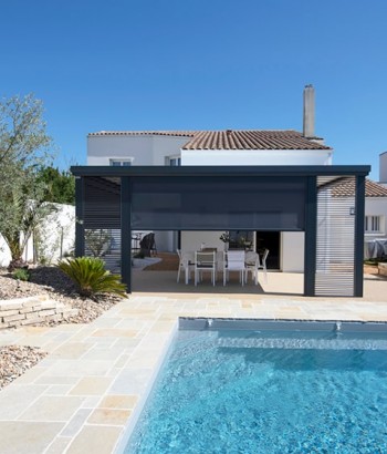 Pergola Bioclimatik à lames orientables