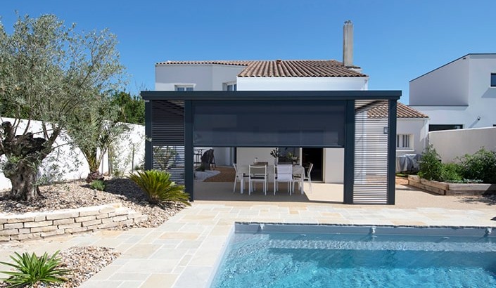 Pergola Bioclimatik à lames orientables