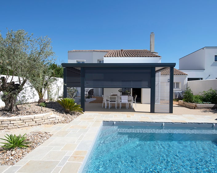 Pergola Bioclimatik à lames orientables