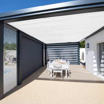 Pergola Bioclimatik à lames orientables