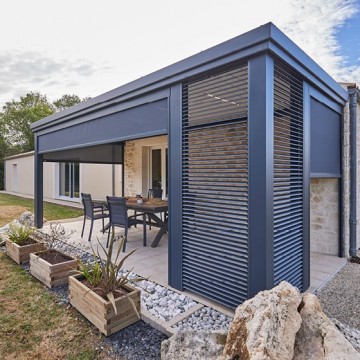Pergola Bioclimatik à lames orientables