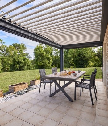Pergola Bioclimatik à lames orientables