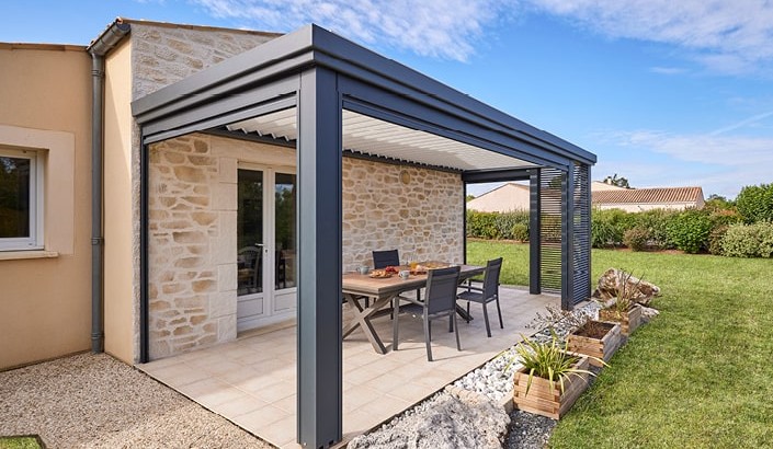 Pergola Bioclimatik à lames orientables