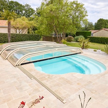 Abri de piscine Elliptik Bas
