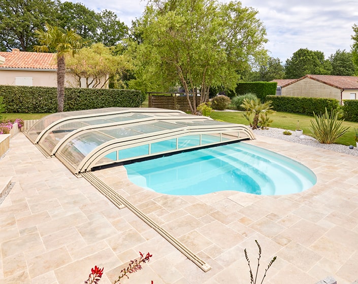 Abri de piscine Elliptik Bas