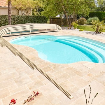 Abri de piscine Elliptik Bas