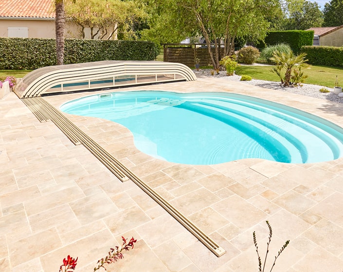 Abri de piscine Elliptik Bas