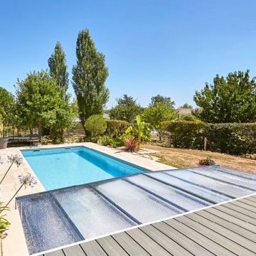 Abri de piscine Triptik Semi-Plat