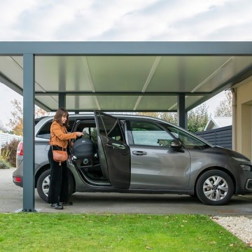 Double Carport pour 2 voitures