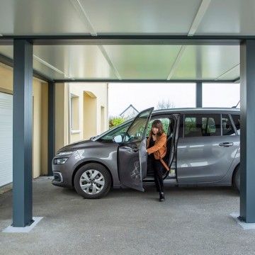 Double Carport pour 2 voitures