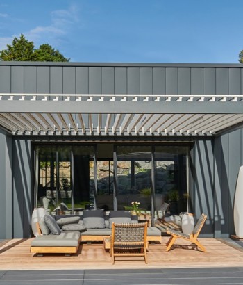 Pergola Bioclimatik à lames orientables