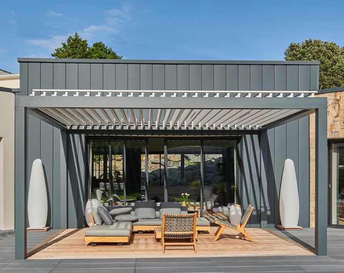 Pergola Bioclimatik à lames orientables