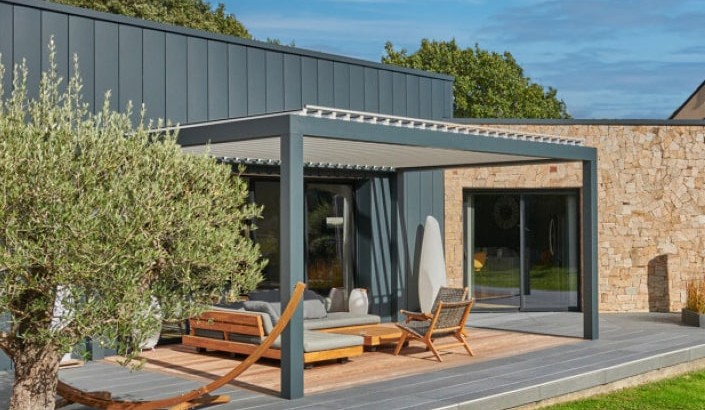 Pergola Bioclimatik à lames orientables