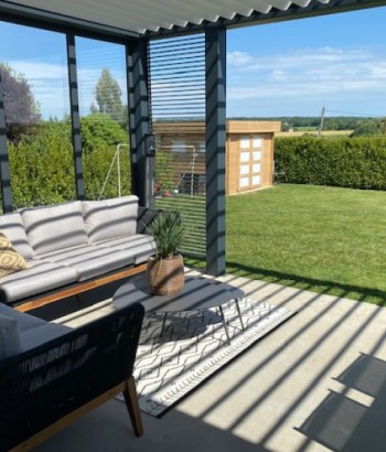 Pergola Bioclimatik à lames orientables
