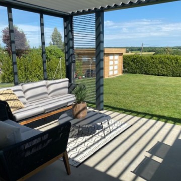 Pergola Bioclimatik à lames orientables