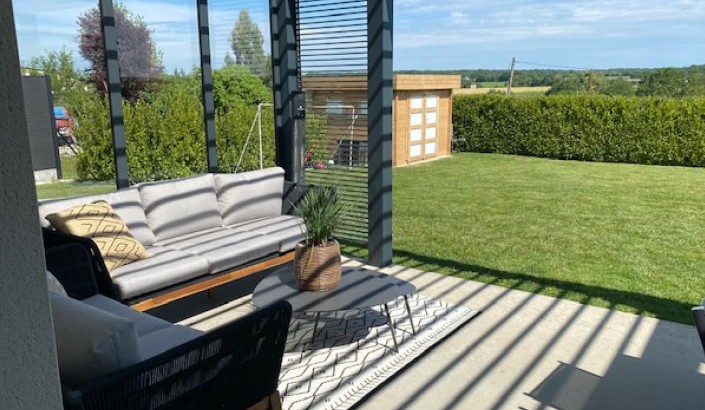 Pergola Bioclimatik à lames orientables