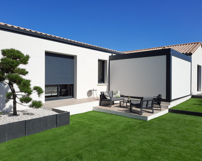 Pergola Bioclimatik à lames orientables