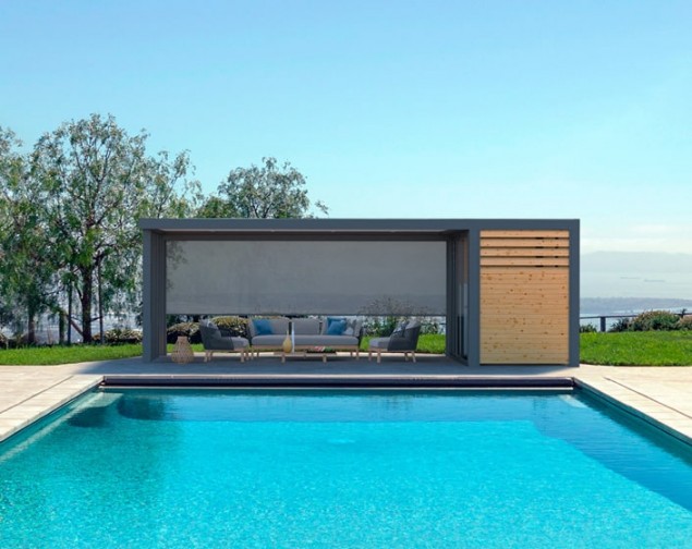 pool house gris anthracite