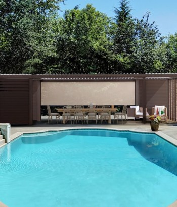 Pool House cuisine extérieure