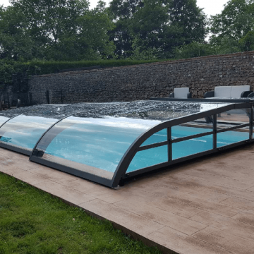 Abri de piscine Elliptik Bas