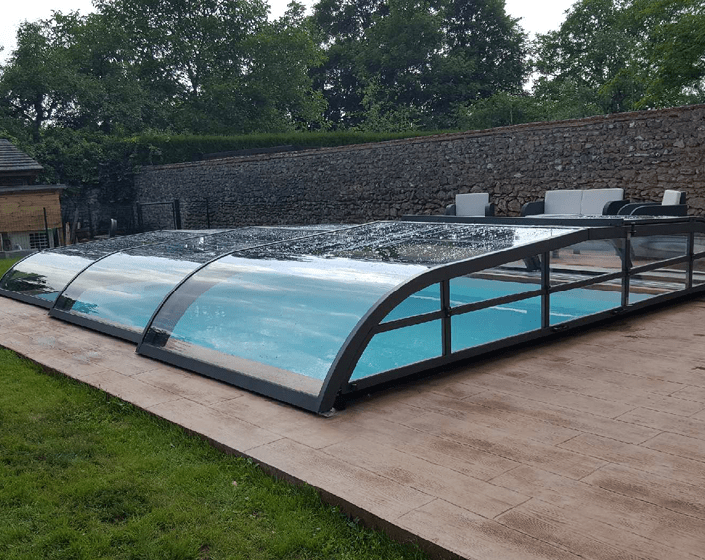 Abri de piscine Elliptik Bas