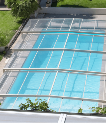 Abri de piscine Triptik Semi-Plat