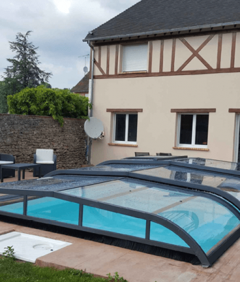 Abri de piscine Elliptik Bas