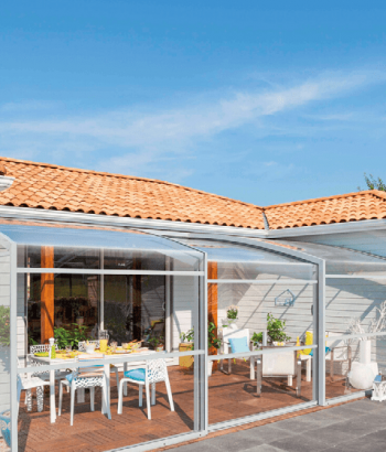 Abri de terrasse Graphik télescopique