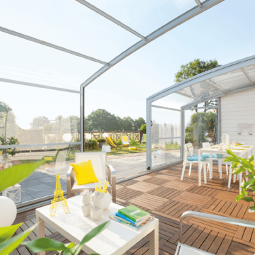 Abri de terrasse Graphik télescopique