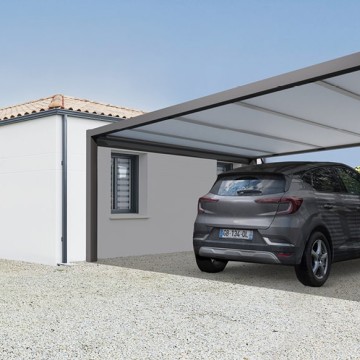 L'abri de voiture
