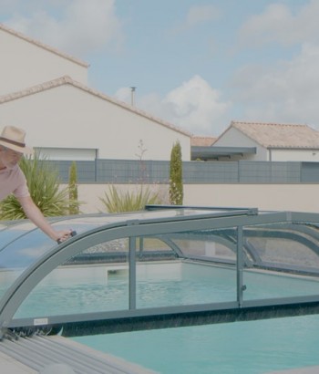 Abri de piscine Elliptik Bas