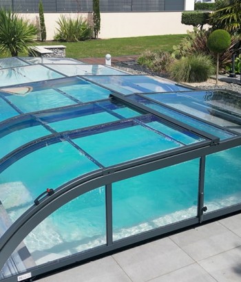 Abri de piscine Elliptik Bas