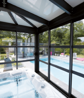 Véranda de Spa Épure Moderne