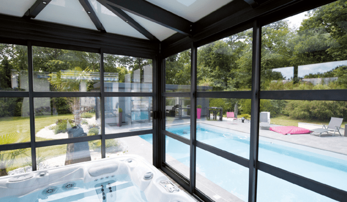 Véranda de Spa Épure Moderne