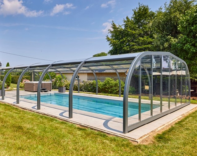 L'abri de piscine Elliptik