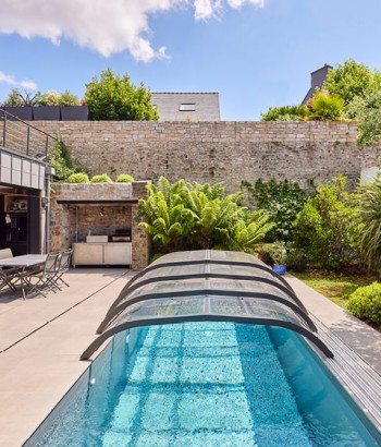 Abri de piscine Elliptik Bas
